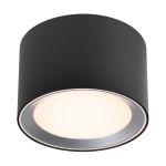 Nordlux Plafond Spot Landon 8 Métal Noir 6.5W 600lm - 827 Blanc Très Chaud | IP44 - 3 Niveaux De Gradation Dimmable