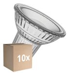 Lot 10x Ledvance Spot LED GU10 PAR16 6.9W 650lm 120D - 927 Blanc Très Chaud | Meilleur Rendu Des Couleurs - Dimmable - Équivalent 80W