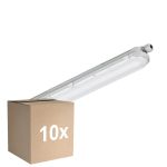 Lot 10x Philips Réglette LED Étanche Coreline 25W 4000lm - 840 Blanc Froid | 60cm - Équivalent 2x18W