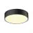 SLV Medo 30 Mur et Plafonnier Aluminium Noir Rond 12W 1200lm - 927-930-940 CCT | IP50 - Meilleur Rendu Des Couleurs - Dimmable 