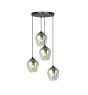 Emibig Suspension Luminaire Istar Acier Noir | Convient pour 4x E27 - Max 10W