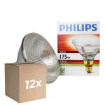 Voordeelpak 12x Philips PAR38 IR 175W E27 230V Helder