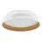 Ledvance LED Plafondlamp Orbis Livia Wit en Hout 36W 2000lm - 830 Warm Wit | Aanraak dimbaar