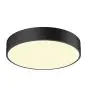 SLV Medo Pro 40 Wand en Plafondlamp Aluminium Zwart Rond 19W 2650lm - 930-940 CCT | IP50 - Beste Kleurweergave - Dali Dimbaar 