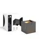 D'Lite Wandlamp Elingen Aluminium Zwart Up & Down 4.9W 480lm - 830 Warm Wit | IP65 - Lichtsensor