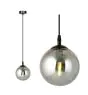 Emibig Hanglamp Cosmo Staal Zwart | Geschikt voor 1x E14 - Max 10W