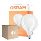 Voordeelpak 4x Osram Retrofit LED E27 Globe Filament Mat 11W 1521lm - 827 Zeer Warm Wit | Vervangt 100W